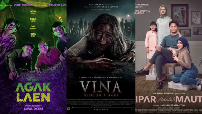 daftar Film Indonesia dengan Penonton Terbanyak periode januari-juli 2024