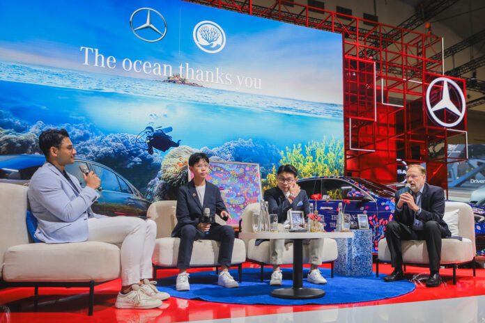 Komitmen Mercedes-Benz dalam Sustainability melalui 1 Car for 100 Corals pada GIIAS 2024