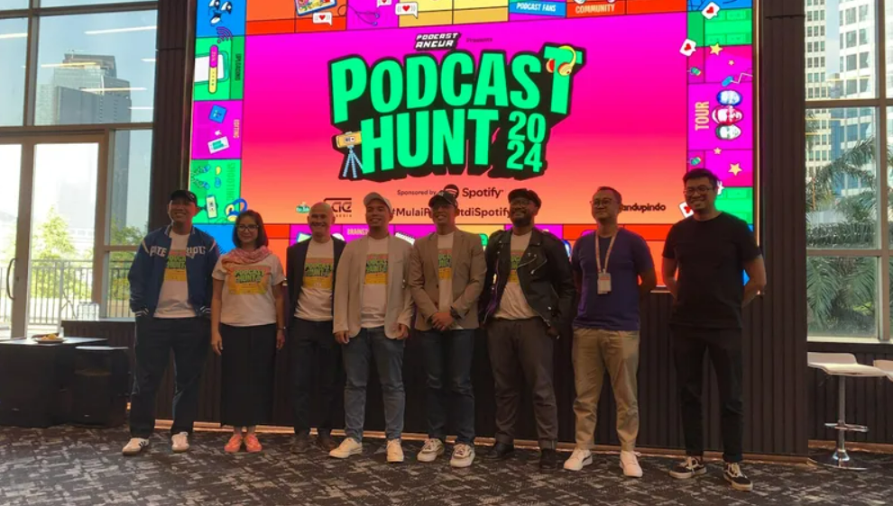 Podcast Ancur dan Spotify Gelar Kompetisi Video Podcast Podcast Hunt 2024